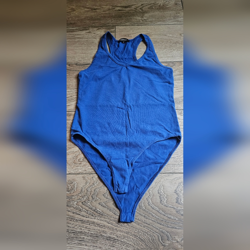 Blue bodysuit